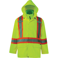 Vestes de s&eacute;curit&eacute; 3 en 1 Journeyman, Polyester, Jaune lime haute visibilit&eacute;, Petit D. Morneault & Fils