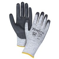 Gants &eacute;lastiques sans coutures r&eacute;sistants &agrave; la coupe, Taille 2T-Grand/11, Calibre 13, Rev&ecirc;tement Polyur&eacute;thane, Enveloppe en PEHP, ANSI/ISEA 105 niveau 4/EN 388 niveau 5 D. Morneault & Fils