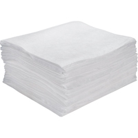 Premium Meltblown Sorbent Pads, Oil Only, 15" x 18", 15 gal. Absorbancy D. Morneault & Fils