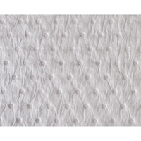 Premium Fine Fiber Sorbent Pads, Oil Only, 15" x 17", 25 gal. Absorbancy D. Morneault & Fils