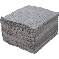 Premium Fine Fibre Sorbent Pads, Universal, 15" x 17", 30 gal. Absorbancy D. Morneault & Fils