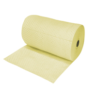 Industrial-Grade Fine Fibre Sorbent Rolls, Heavyweight, 150' L x 30" W, 70 gal. Absorbancy D. Morneault & Fils