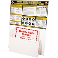 GHS Information Stations, English & French, Binders Included D. Morneault & Fils