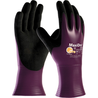 Gants ATG MaxiDry 56-426, 7/Petit, R&ecirc;vetement Nitrile, Calibre 15, Enveloppe en Nylon D. Morneault & Fils
