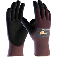Gants MaxiDry, Moyen, R&ecirc;vetement Mousse de nitrile, Calibre 18, Enveloppe en Nylon D. Morneault & Fils