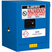 ChemCor&reg; Lined Hazardous Material Countertop Safety Cabinets, 4 gal., 17" x 22" x 17" D. Morneault & Fils