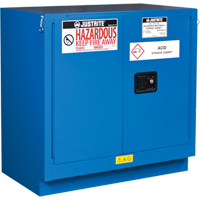 ChemCor&reg; Lined Hazardous Material Undercounter Safety Cabinets, 22 gal., 35" x 35" x 22" D. Morneault & Fils