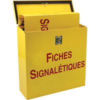 Boîte pour documents de s&eacute;curit&eacute; pour le chantier, Français, Compris reliures D. Morneault & Fils