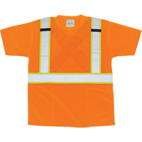 CSA Compliant T-Shirt, Polyester, X-Large, Orange D. Morneault & Fils