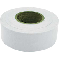 Flagging Tape, 1.2" W x 300' L, White D. Morneault & Fils