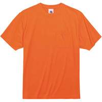 GloWear 8089 Non-Certified T-Shirt, Polyester, Small, High Visibility Orange D. Morneault & Fils