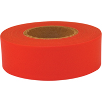 Sub-Zero Flagging Tape, 1.2" W x 150' L, Fluorescent Red D. Morneault & Fils