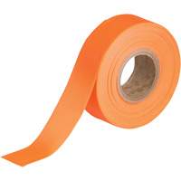 Ruban pour signalisation, 1,188" la x 150' lo, Orange fluorescent D. Morneault & Fils
