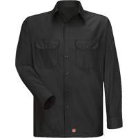 Long Sleeve Ripstop Shirt, Men's, 3X-Large, Black D. Morneault & Fils