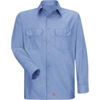 Long Sleeve Ripstop Shirt, Men's, 3X-Large, Blue D. Morneault & Fils