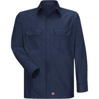 Long Sleeve Ripstop Shirt, Men's, 3X-Large, Navy Blue D. Morneault & Fils