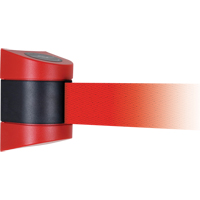 TensaBarrier&reg; Wall Mounted Units, Plastic, Screw Mount, 15', Red Tape D. Morneault & Fils