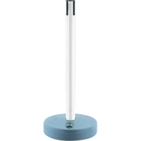Outdoor TensaBarrier&reg; - Receiver Posts, 37" High, White D. Morneault & Fils