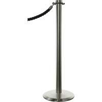 Portable Posts, 34" High, Polished Chrome D. Morneault & Fils