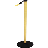 Portable Posts, 36" High, Yellow D. Morneault & Fils