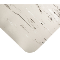 Tapis antimicrobiens Tile-Top Select no 494, Lisse, 2' x 10' x 1/2", Gris, PVC D. Morneault & Fils