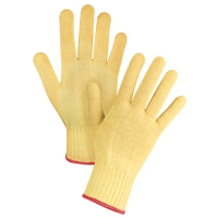 Gants tricot&eacute;s sans couture, Taille Petit/7, Calibre 7, Enveloppe en Kevlar, ASTM ANSI niveau A2/EN 388 niveau 3 D. Morneault & Fils