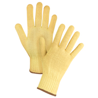 Gants tricot&eacute;s sans couture, Taille Grand/9, Calibre 7, Enveloppe en Kevlar, ASTM ANSI niveau A2/EN 388 niveau 3 D. Morneault & Fils