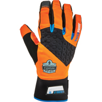 ProFlex&reg; 818WP Performance High-Visibility Thermal Waterproof Utility Gloves, Polyurethane Palm, Size Small D. Morneault & Fils