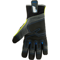 ProFlex&reg; Performance Dorsal Impact-Reducing Gloves + Thermal WP, Small, Suede Palm, Safety Cuff D. Morneault & Fils