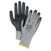 Gants &eacute;lastiques sans coutures r&eacute;sistants &agrave; la coupe, Taille Grand/9, Calibre 13, Rev&ecirc;tement Polyur&eacute;thane, Enveloppe en PEHP, ANSI/ISEA 105 niveau 2/EN 388 niveau 3 D. Morneault & Fils