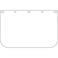 Visi&egrave;re d&eacute;coup&eacute;e &agrave; l'emporte-pi&egrave;ce Dynamic, PETG, Teinte Transparent D. Morneault & Fils