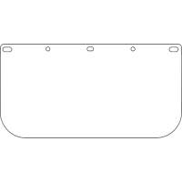 Visi&egrave;re pour &eacute;cran facial Dynamic, PETG, Teinte Transparent D. Morneault & Fils