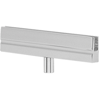 Sign Bracket for Portable Post, Polished Chrome D. Morneault & Fils