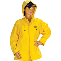 Hurricane Flame Retardant/Oil Resistant Rain Suits - Jackets, 4X-Large, Yellow D. Morneault & Fils
