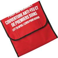 Couverture anti-feu avec sac de nylon Dynamic, Laine, 60" lo x 71" la D. Morneault & Fils