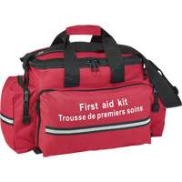 Trousse de premiers soins de trauma pour premier r&eacute;pondant Dynamic, Dispositif m&eacute;dical Classe 1, Sac en nylon D. Morneault & Fils