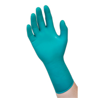 Gants jetables r&eacute;sistants aux produits chimiques 93-260, T-petit, N&eacute;opr&egrave;ne/Nitrile, 7,8 mils, Sans poudre, Vert D. Morneault & Fils
