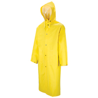 601 Tornado Long Rain Coat, Polyester/PVC, Large, Yellow D. Morneault & Fils