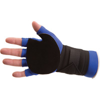 Anti-Impact Glove with Wrist Support, Size Small, Split Leather Palm D. Morneault & Fils