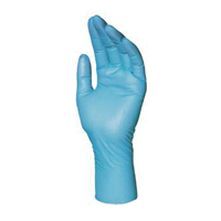 Gants jetables Solo Ultra 997, T-Grand, Nitrile, 4 mils, Sans poudre, Bleu D. Morneault & Fils