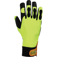 Endura&reg; Hi-Viz Chainsaw Gloves, Size Large/9, Goatskin Palm D. Morneault & Fils