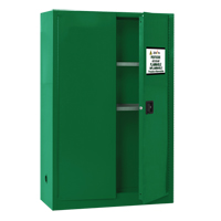Pesticide Storage Cabinet, 45 gal., 65" H x 43" W x 18" D D. Morneault & Fils