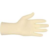 Gants de calibre industriel, Petit, Latex, 5 mils, Sans poudre, Blanc D. Morneault & Fils