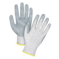 Gants haute performance r&eacute;sistants &agrave; la coupe, Taille 2T-Grand/11, Calibre 13, Rev&ecirc;tement Nitrile, Enveloppe en PEHP, ANSI/ISEA 105 niveau 4/EN 388 niveau 5 D. Morneault & Fils
