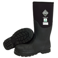 Chore Classic Fleece-Lined Work Boots, Rubber, Steel Toe, Size 5, Puncture Resistant Sole D. Morneault & Fils