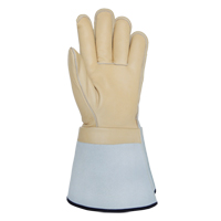 Lineman's Gloves, Small, Grain Cowhide Palm D. Morneault & Fils