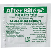 After Bite Insect Sting Relief Towelettes D. Morneault & Fils