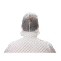 Cagoule jetable, Polypropyl&egrave;ne, Blanc D. Morneault & Fils