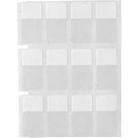 Core Series Self-Laminating Wire & Cable Labels, Vinyl, 0.5" L x 0.75" H, Clear D. Morneault & Fils