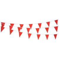 Cordon de fanions, 60' lo, Rouge D. Morneault & Fils